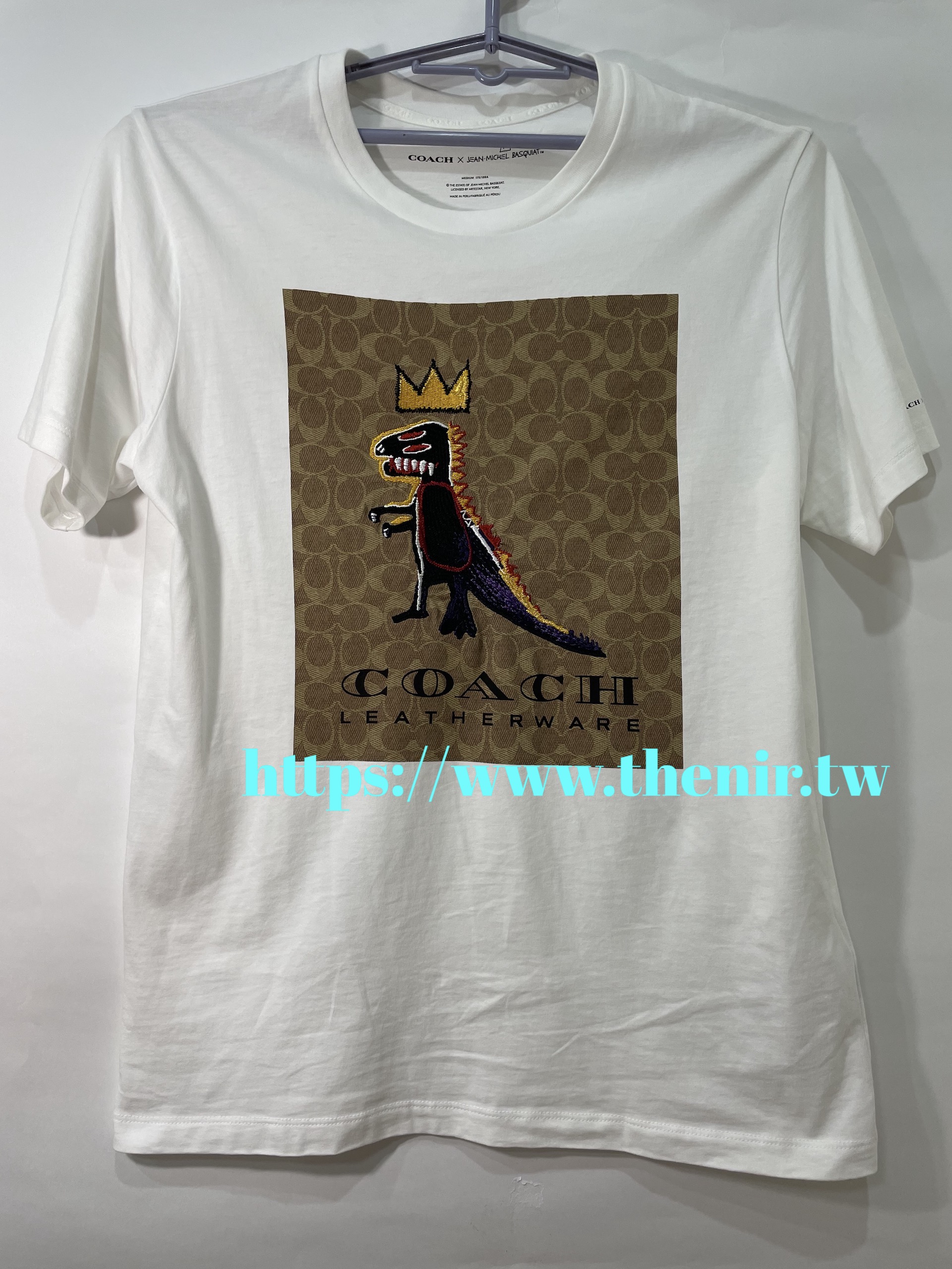 COACH x JEN-MICHEL BASQUIAT 聯名款T-shirt 男白二手– The NIR! 精選